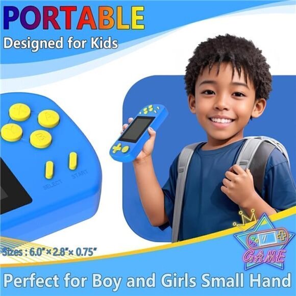 Kids Handheld 218 Games Console System Retro Video Portable Gaming Player NEW - Picture 4 of 6